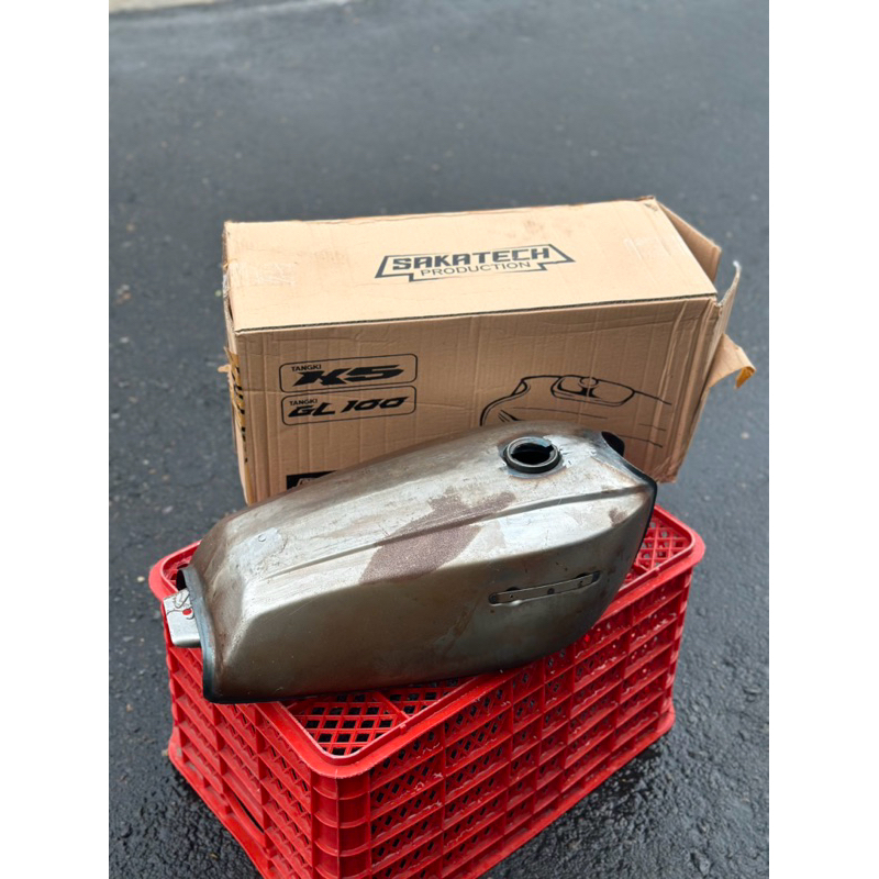 Tangki CB k5 sakatech tengki k5 sakatech tengki gl100 k5 sakatech tebal