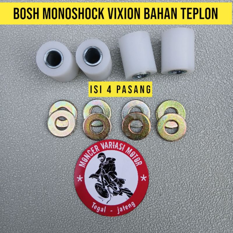Bosh monoshock prolink Vixion pengganti bearing ORI bahan teflon PNP Vixion Old New NVL R15 Xabre