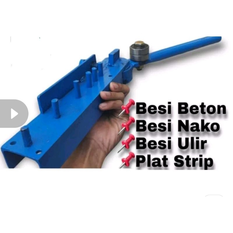 alat tekuk besi ukuran 4/10 mm bahan UNP 5×5cm