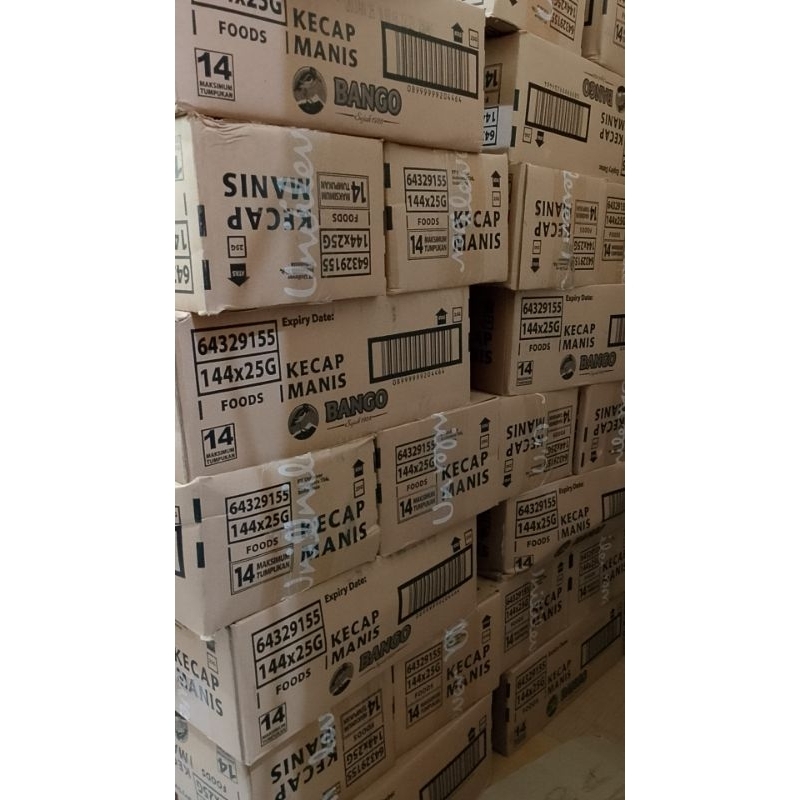 

Bango kecap saset 1dus isi 12 renteng