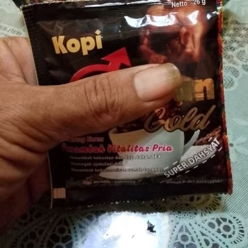 

gold kopi sasett100%