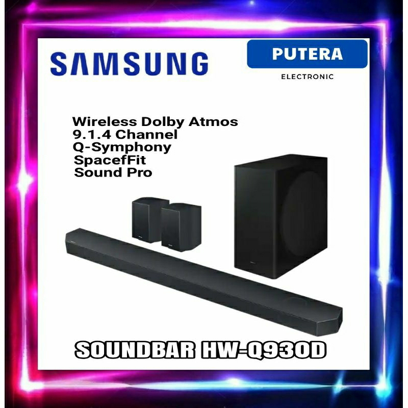 SAMSUNG HW-Q930D SOUNDBAR 9.1.4 Ch Subwoofer & Rear Speaker HWQ930D Series Q
