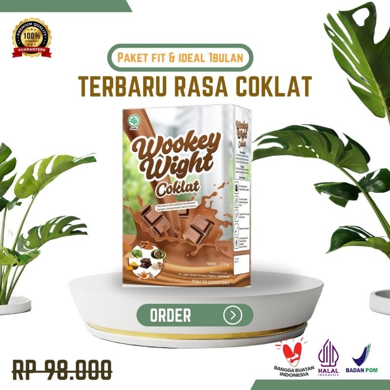 

Wookey Coklat,Susu Bernutrisi Penambah Berat Badan Dan Penggemuk Original Penambah Nafsu Makan Alami Original