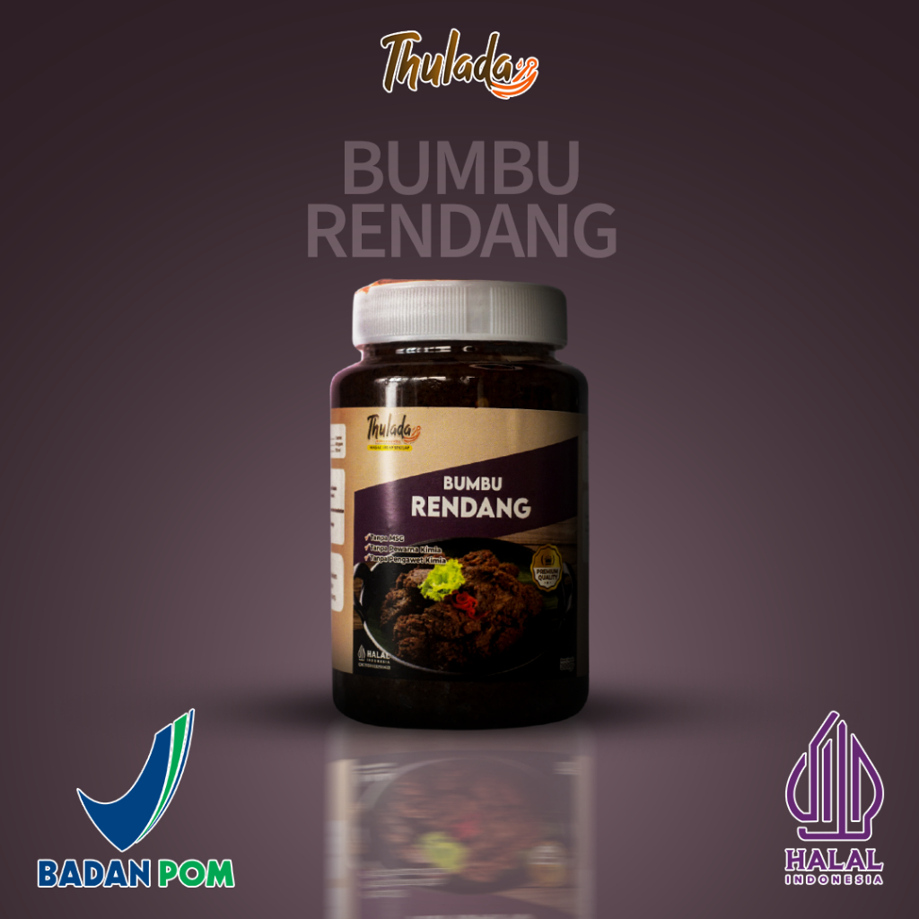 

Thulada Bumbu Rendang - Bumbu Rempah Asli Nusantara Tanpa Pengawet & MSG