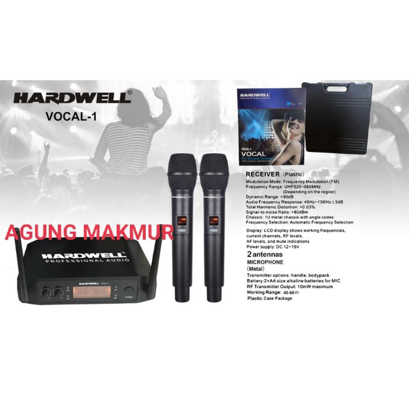 Mic Wireless Hardwell Vocal 1 Original