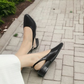 Sepatu Heels Wanita Hitam Kerja Hak Tahu 3 CM Terbaru