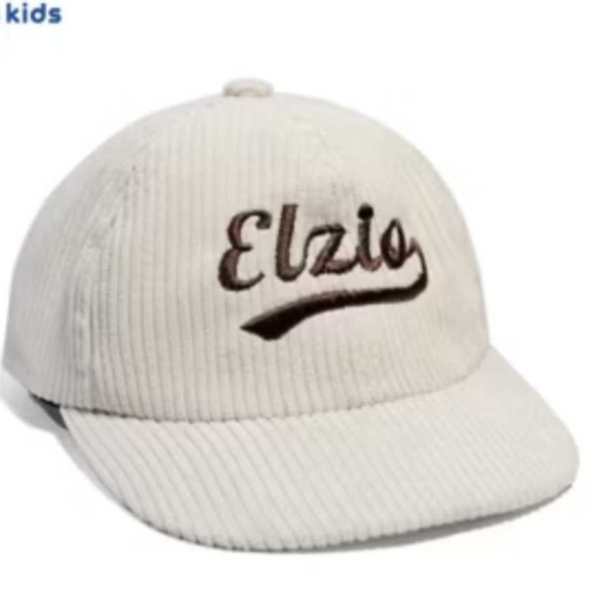 Topi Bayi Corduroy Custom Bordir Nama Topi Anak Coduroy Bordir Nama