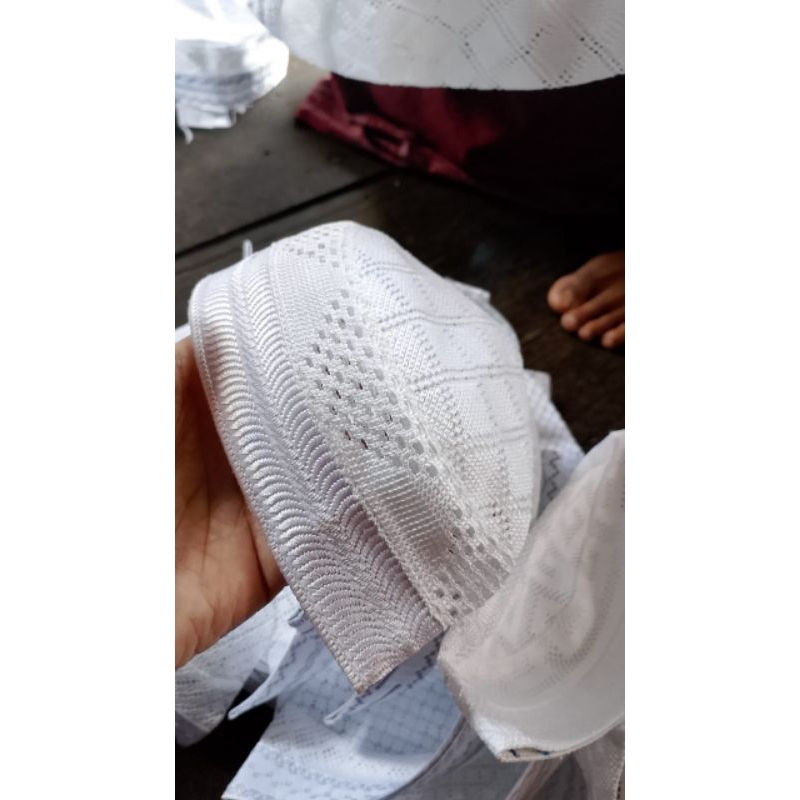 kopiah hajir premium/ peci hajir premium