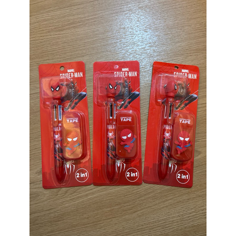 

PULPEN 6 WARNA DAN TIPE X MARVEL SPIDERMAN 2in1