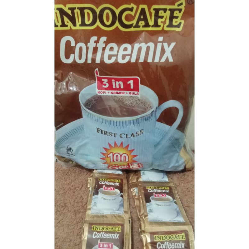 

Indocafe Coffemix isi 100 sachet/10 renceng ( 1 Bag)