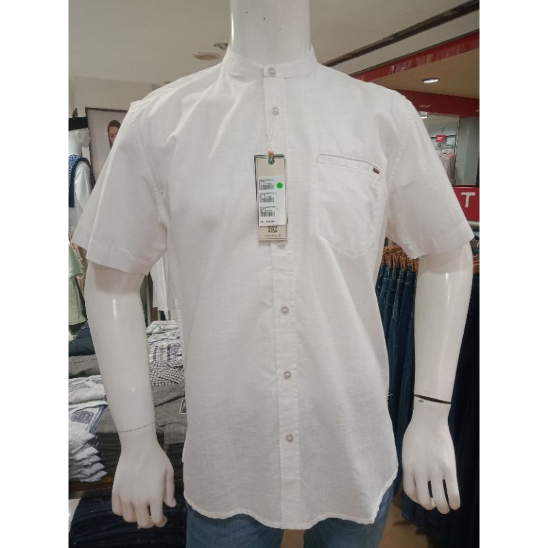 Watchout Baju Koko Pendek Putih Polos WS920000002