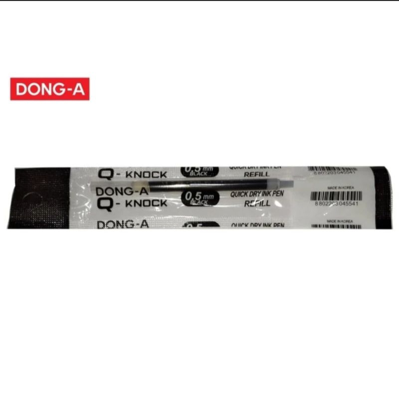 

Refill pen Q Knock Ukuran mata pen 0.5 mm
