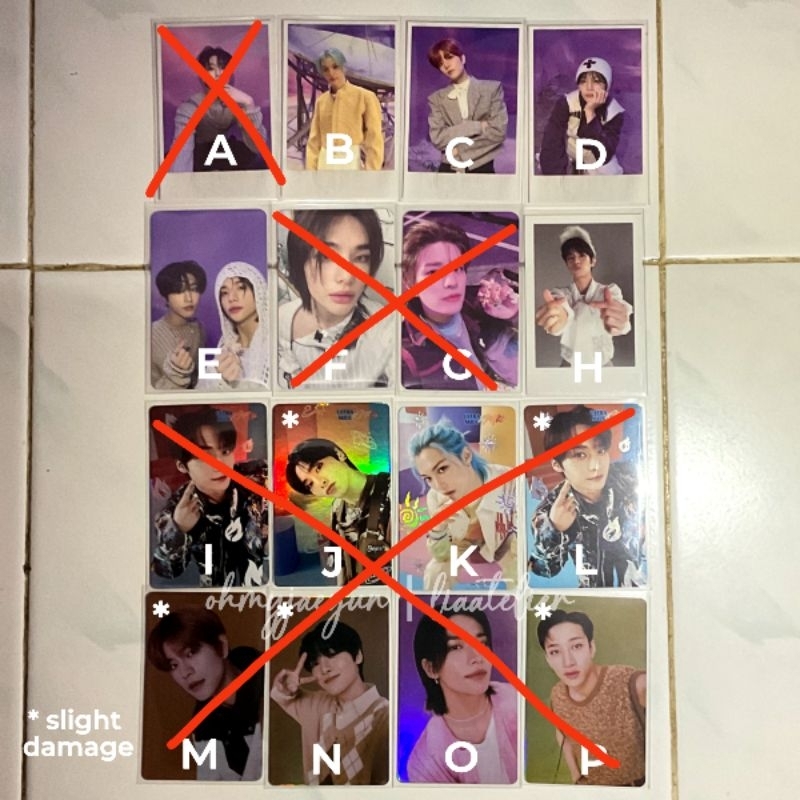 CLEARANCE SALE AAB STRAY KIDS OFFICIAL PHOTOCARD POLAROID ULTRA MILK ROUND 1 2 PC 5 STAR ROCK STAR M