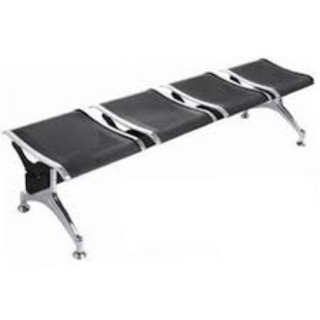 Kursi Tunggu 4 Dudukan Tanpa Sandaran / Kursi Airport Tanpa Sandaran / Kursi Bandara Non Sandaran / 