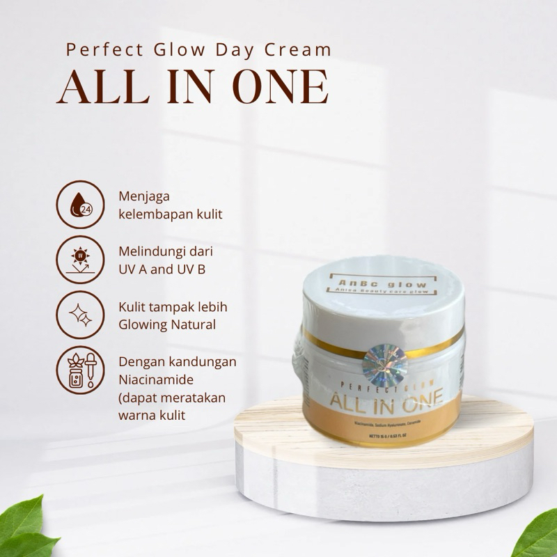 DAYCREAM / KRIM SIANG GLOWING Anbc glow (krim glowing untuk siang malam)