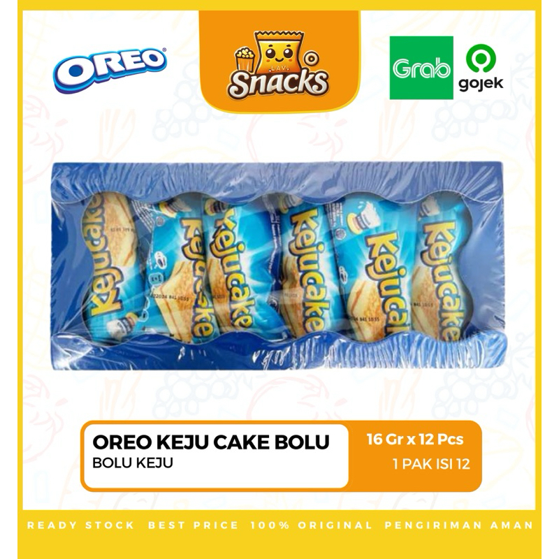 

Lav.Snacks︱Oreo Bolu Cake Keju 16GR - 1 PACK