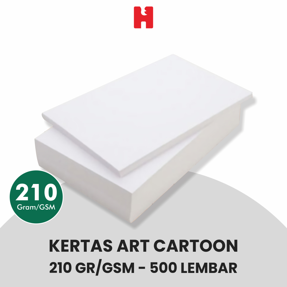 

Kertas Art Carton/Art Cartoon 210 GSM/Gramasi - Isi 500 Lembar