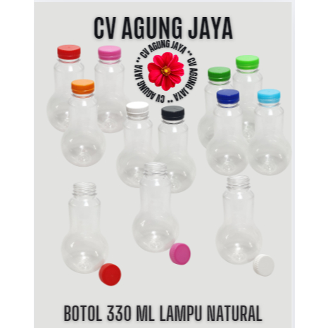 Botol 330 ml Lampu Sn 30 / Botol Plastik / Botol Minuman