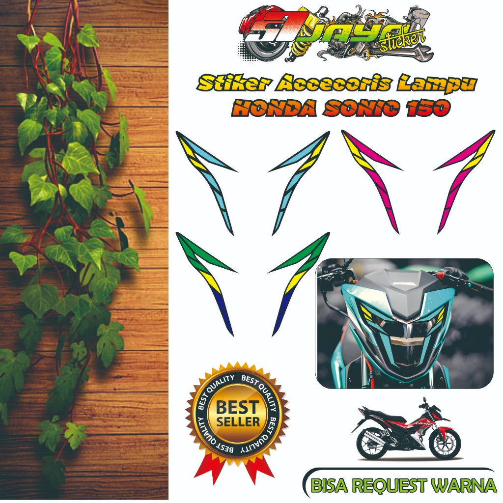 Stiker Sticker Accecoris Honda Sonic 150 / Stiker Honda Sonic 150 / Sonic 150 / Accecoris Honda Soni