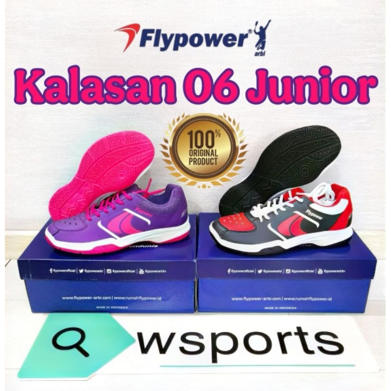 Sepatu Badminton Flypower Junior Anak KALASAN 06 Original