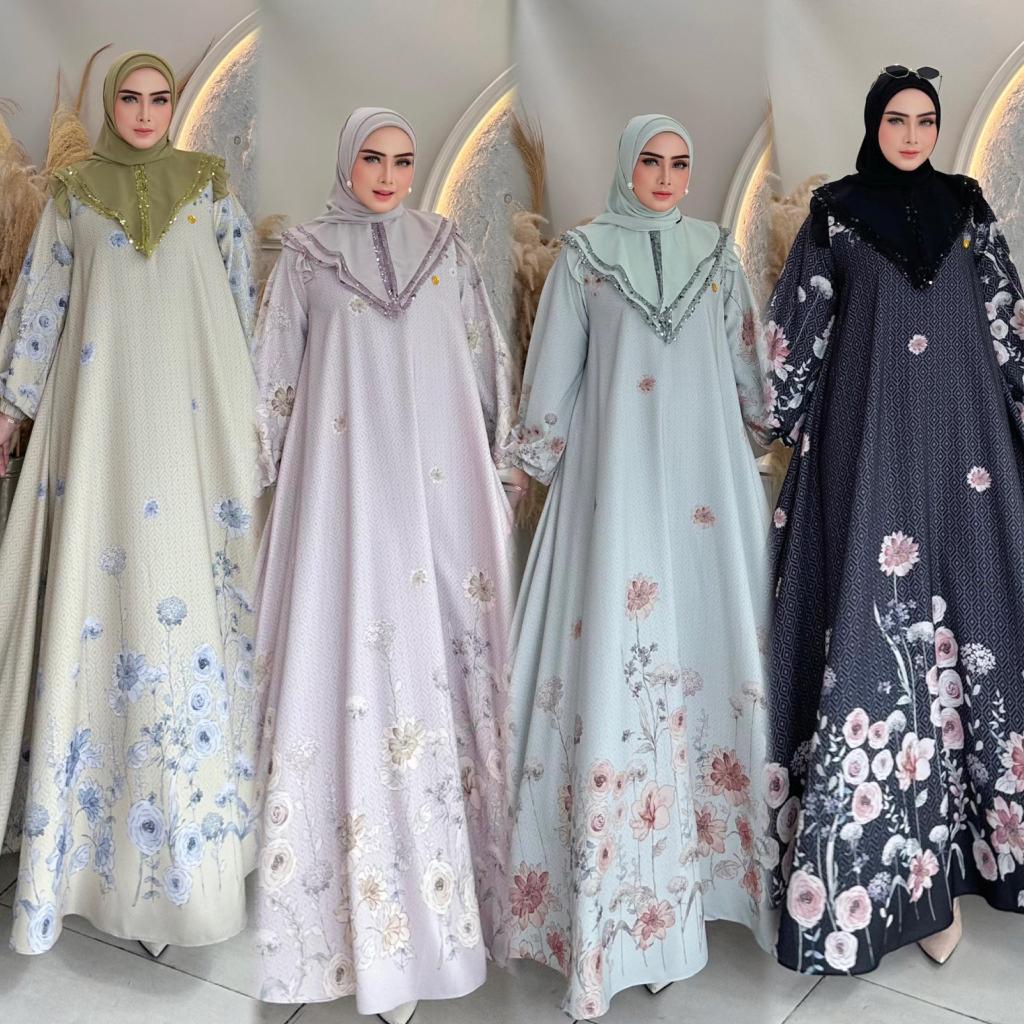 NINONA TERBARU / SARA SET 2IN 1 BY NINONA / GAMIS SET HIJAB KEKINIAN