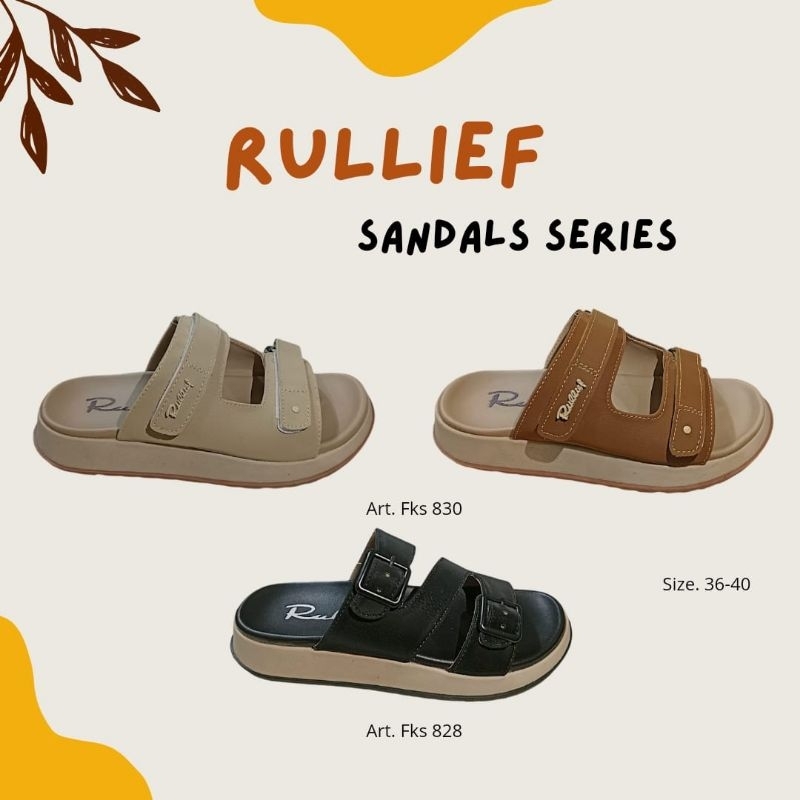 Sandal Selop Wanita Rullief FKS 825,826,828,830