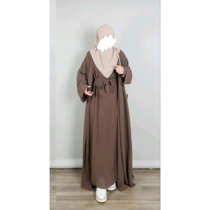Abaya Turki Terbaru Gamis Abaya Outer Iner Abaya Hitam Turky