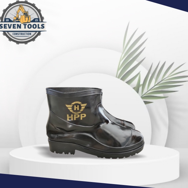 KODE W64Z ST Sepatu Boot Mini  Sepatu Boots Karet Pendek Anti Slip  Sepatu Boots Pria Waterproof Rin