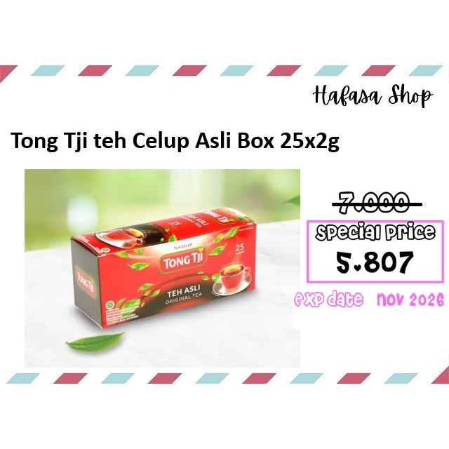 

Tong Tji Teh Celup Asli Box 25x2g