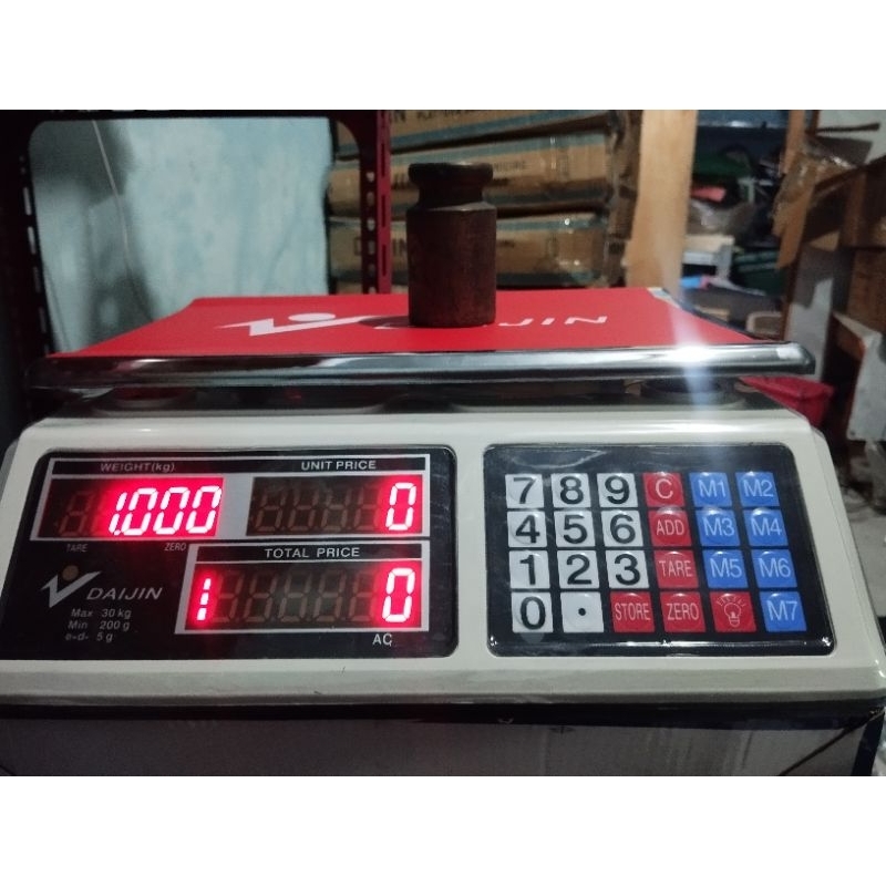 Timbangan digital 40kg Daijin,Timbangan Digital Sayur, Timbangan Digital Buah 40kg