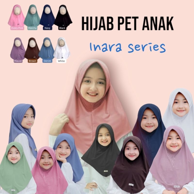 Hijab instan anak pet jersey premium