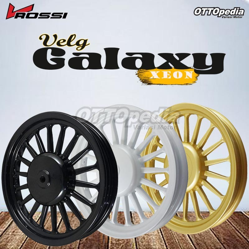 V ROSSI Velg Pelek Racing Tapak Lebar Xeon Mio M3 Fino 125 GEAR Galaxy KWDT Palang 18 Disc 4