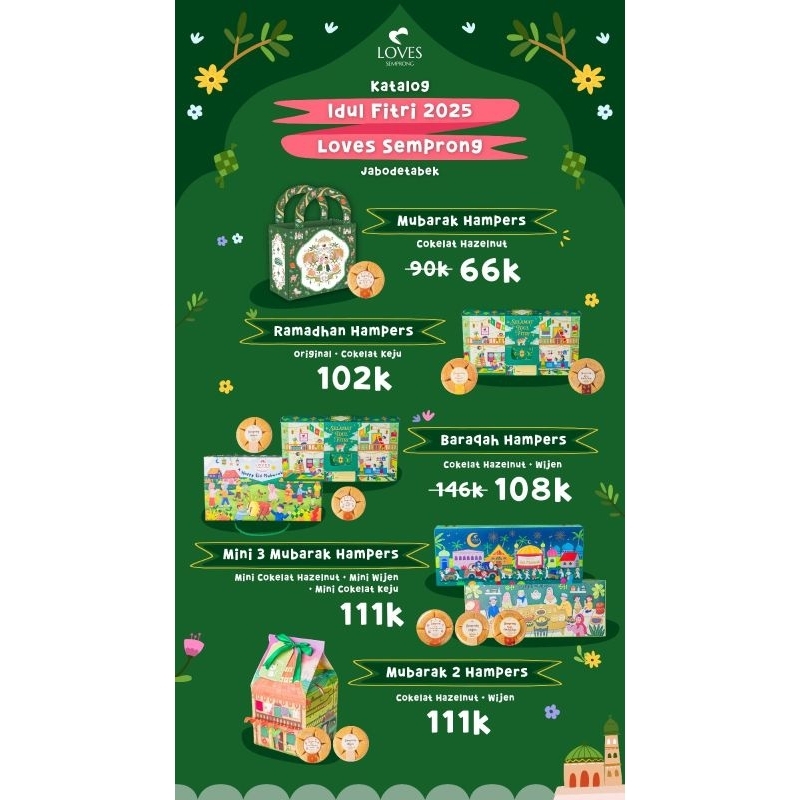 

Paket Hampers Love Semprong