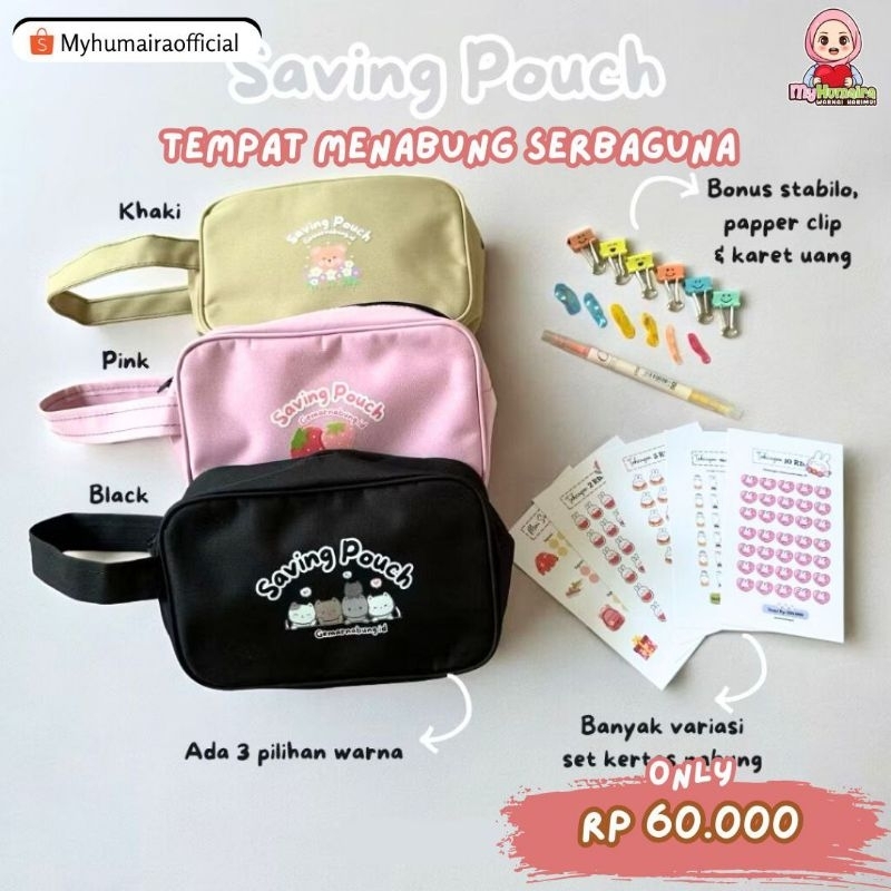 

[TENGGARONG] SAVING POUCH TEMPAT MENABUNG TARGET