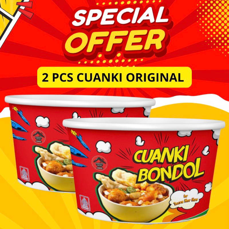 

2 CUANKI ORIGINAL/ CUANKI PEDAS VIRAL (Free Bubblewrap)