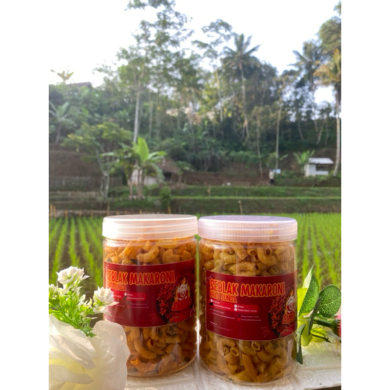 

Cemilan Seblak Makroni 250gram Khas Sunda Original Pedas