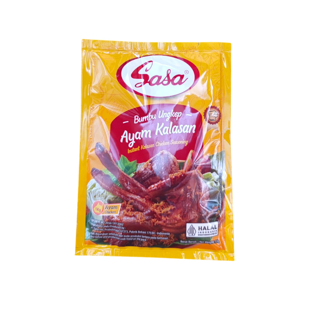 

Bumbu Instant Sasa Nasi Goreng Sachet & Ayam Kalasan Kemasan Sachet