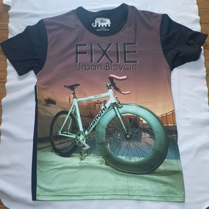 KAOS ASLI BANGKOK THAILAND ALL SIZE MOTIF SEPEDA