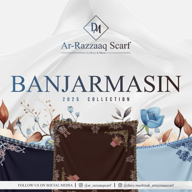 Ar Razzaaq Scarf Hijab Series Banjarmasin 2025 (packing pouch)