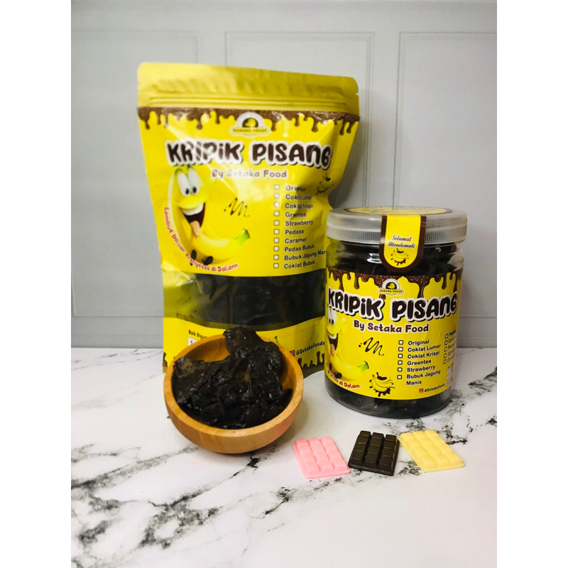 

kripikpisang coklat lumerr pouch kuning 200gr