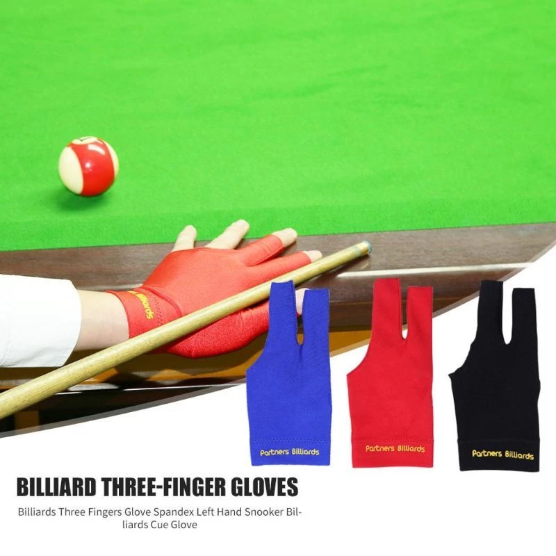 BIG SALE SARUNG TANGAN BILLIARD BILIAR 3 JARI KIRI BILIAR PROFESIONAL SARUNG TANGAN BILIAR