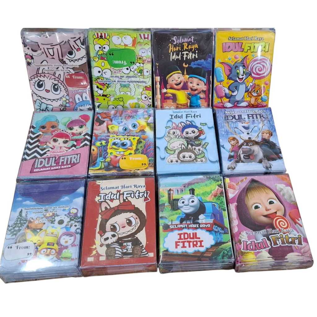

Amplop Lebaran / Amplop Mini Berbagai Karakter Kartun 1 Pack Isi 10 lembar