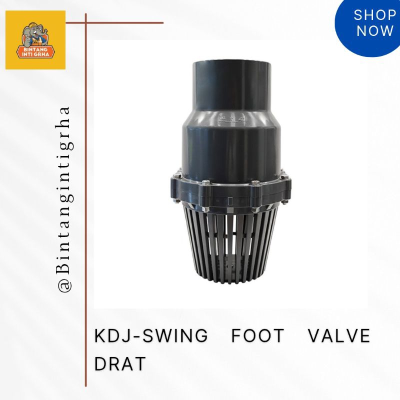 KDJ SWING FOOT VALVE DRAT/ FOOT KLEP KDJ