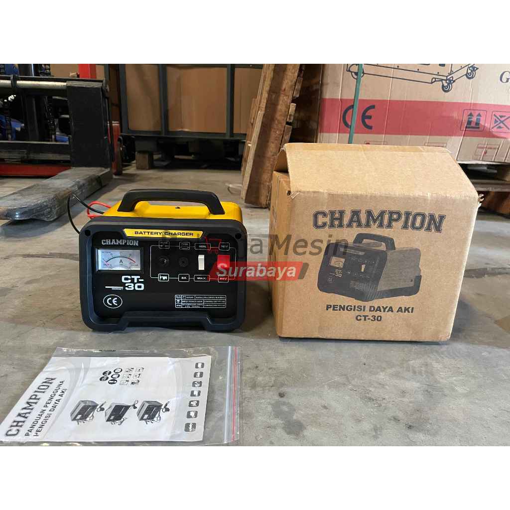 Battery Charger Aki 30 Ampere Champion CT 30 U.S.A Technology