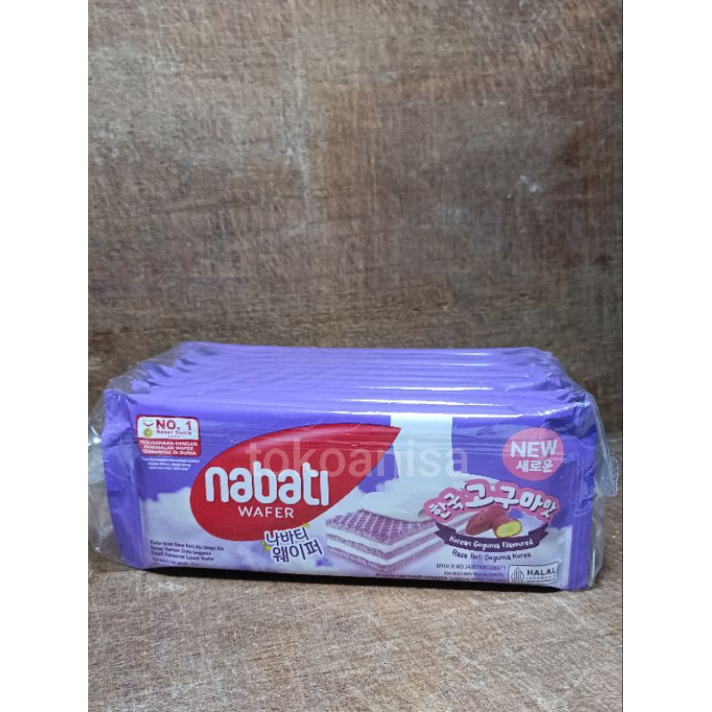 

nabati wafer krim rasa roti ubi ungu goguma