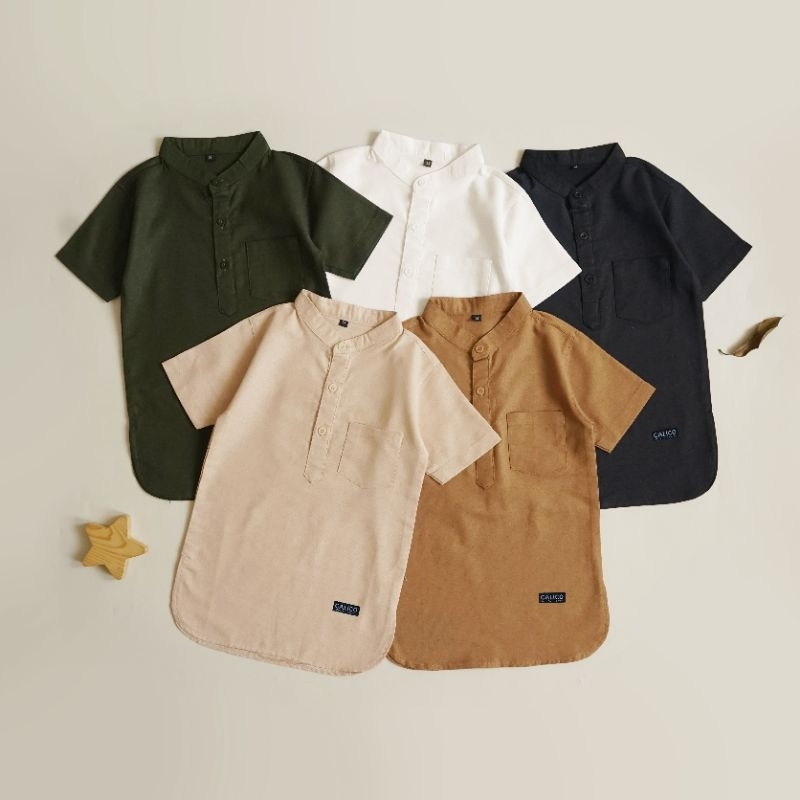 Calico.Cha - Kurta Couple Ayah Anak Koko anak bayi Baju muslim anak Baju Koko anak