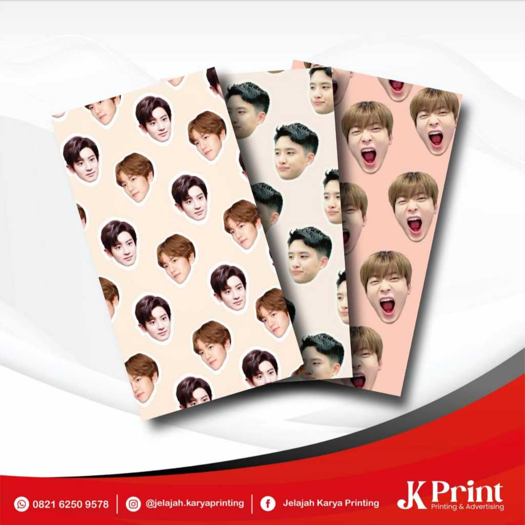 

JK PRINT - KERTAS KADO CUSTOM MUKA IDOL, KARAKTER