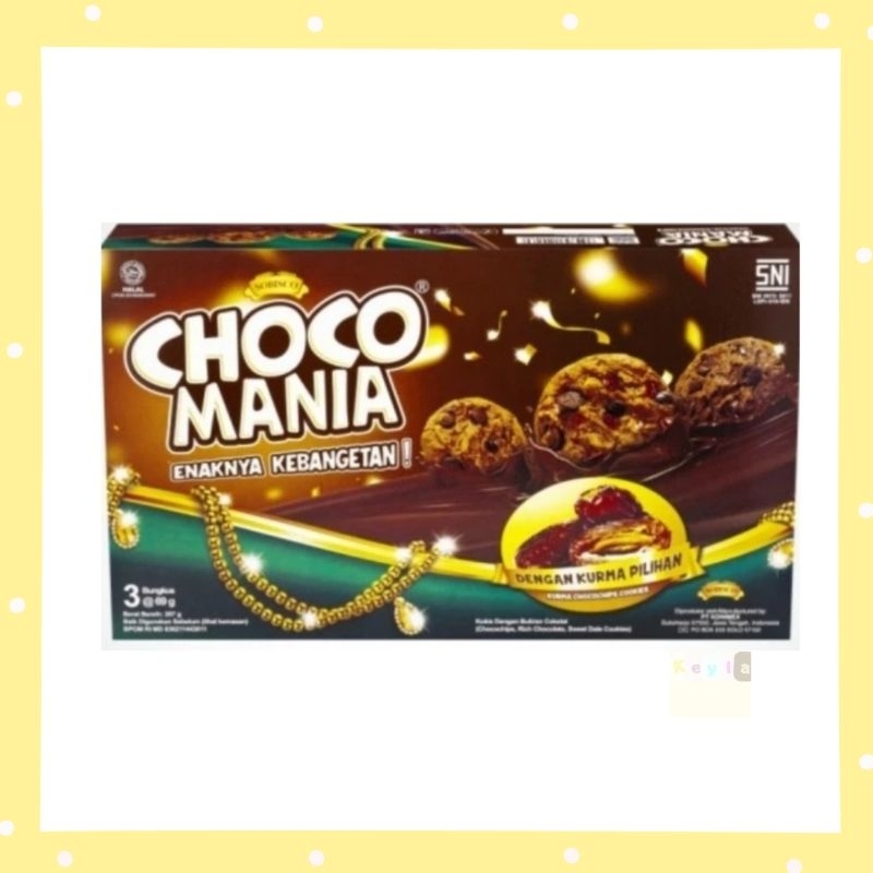 

Sobisco Choco Mania Chocochip Cookies dengan Kurma Pack 207g