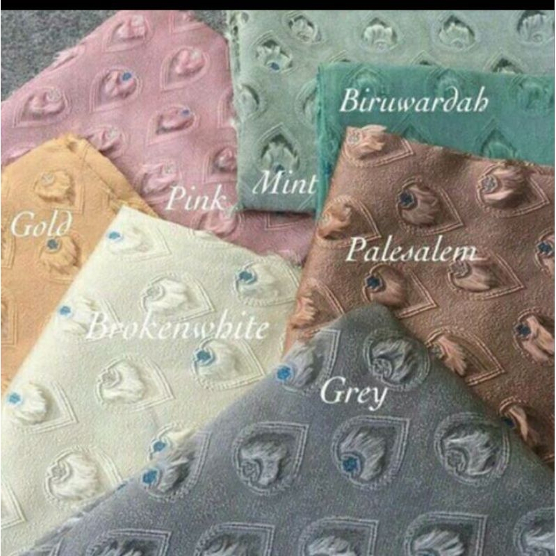 Hijab pasmina warna lemon