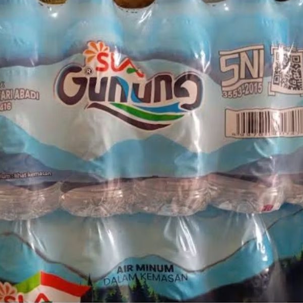 

Gunung SLA Air Mineral Botol mini 220mL (1 pak=24 pcs) (Khusus SPX INSTAN)